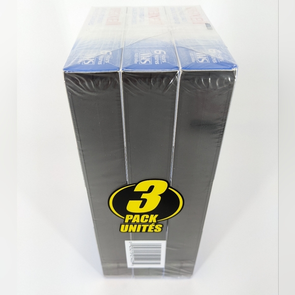 SEALED Maxell 3-pack of VHS tapes - Picture 3 of 5